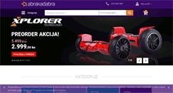 Desktop Screenshot of abrakadabra.com