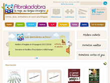 Tablet Screenshot of abrakadabra.eu
